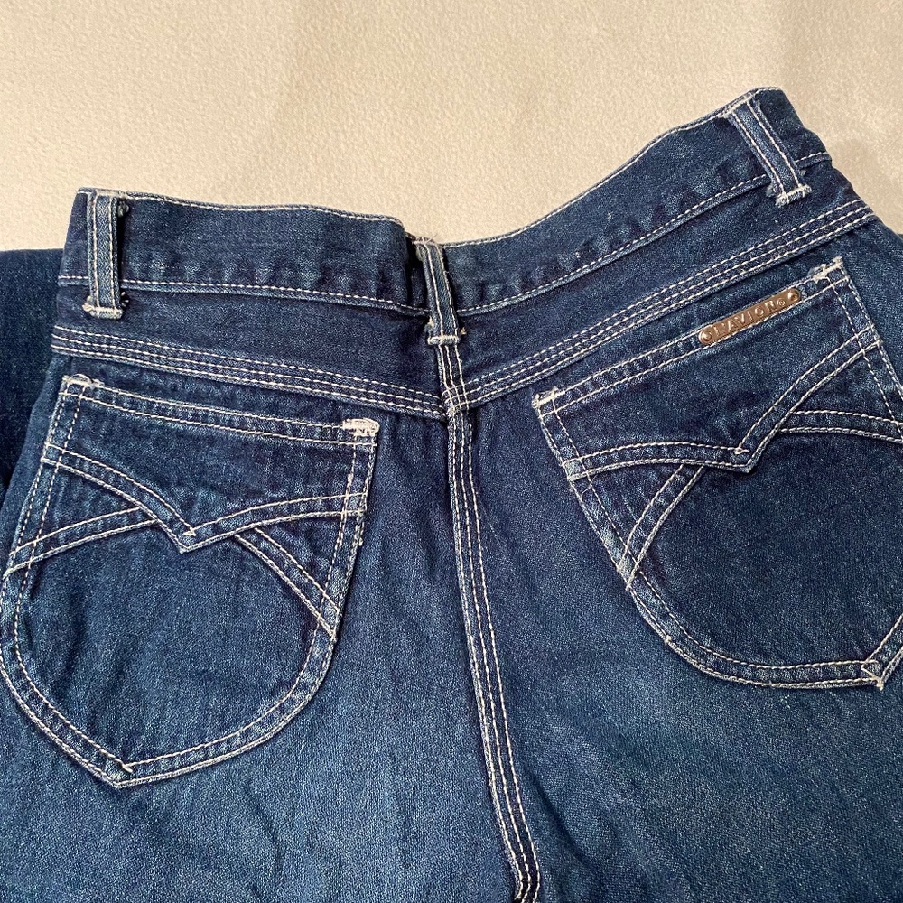 Vintage 80s L’Avion dark blue jeans